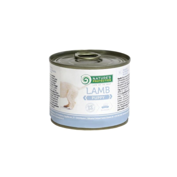 Nature's Protection Wet food canned for junior dogs with lamb